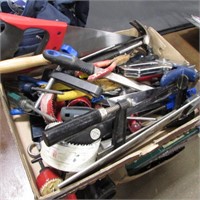 BOX OF MISC TOOLS