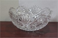 A Brilliant Cut Glass Bowl