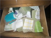 Contents in Drawer Kitchen Towels Tin Foil Striner