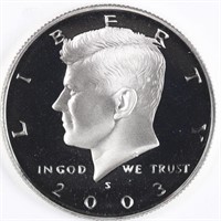 2003-S 90% Silver Proof Kennedy Half Dollar