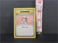 1999 POKEMON TRAINER "BILL" CARD #91/102