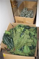 Two Boxes of Artificial Greenery