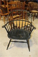 Antique Black Windsor Chair