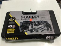 Stanley Black Chrome 69 Pc Socket Set