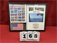 USS Tautog Inactivation Ceremony Pamplet, Stamps