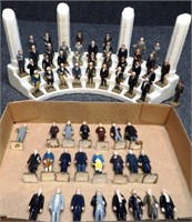 1960's Marx U.S Presidents Set & Display