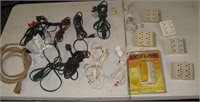 Assorted Extension Cords & Outlets