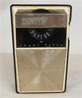 Handheld Royal 50 Zenith Transistor Radio