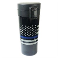 Thin Blue Line 12 Oz American Flag Tumbler