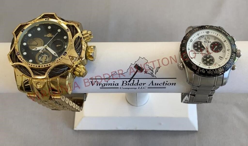 Men's Invicta & Times Chronograph Wrist Watches