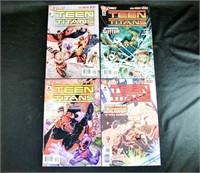 #1-4 DC TEEN TITANS COMIC BOOKS