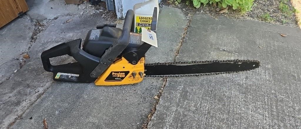 POULAN PRO CHAINSAW W/ 16 INCHES BAR