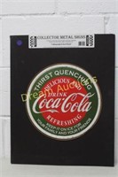 Coca Cola Metal Sign 12D