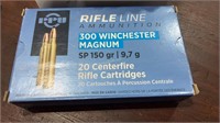 PPU 300 Winchester Ammo 26 rds