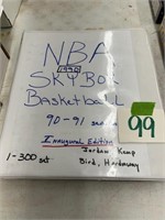 Inaugural Ed. Basketball card set and album