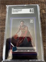 2019-20 Optic Purple Darius Garland SGC 8 Rookie