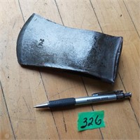 Axe head Made in Sweden (#214) (Has crack)