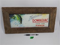 Haddon's Minnows sign (20"x10.5")