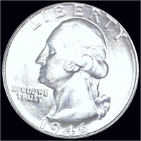 1946-D Washington Silver Quarter UNCIRCULATED