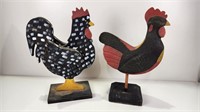 17" Rooster & 16" Chicken Figure