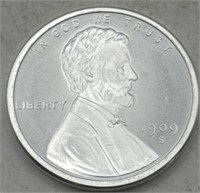 (Y) 1oz Silver Round 1909 VDB Penny