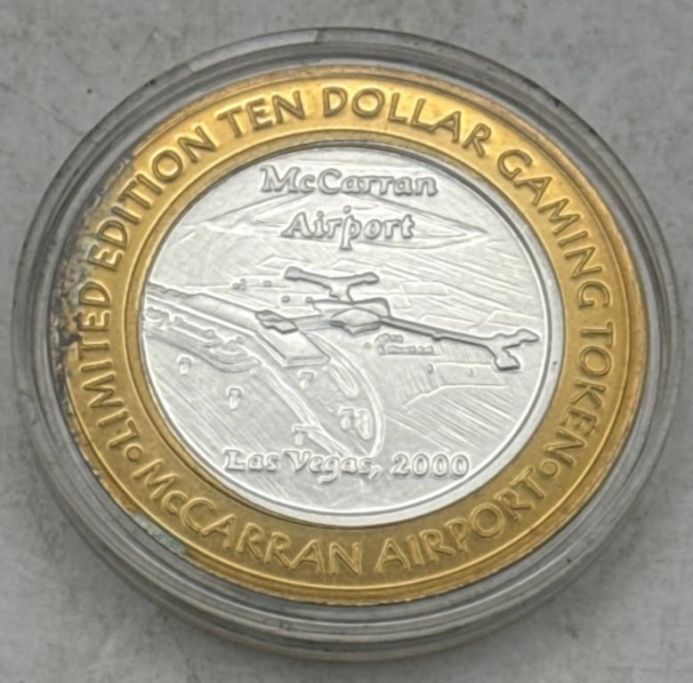 (Y) 1oz Silver Round Mccarvan Airport Limited