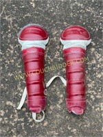 J C Higgins catcher shinguards 18"