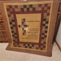 AMAZING GRACE QUILTED THROW 51X60