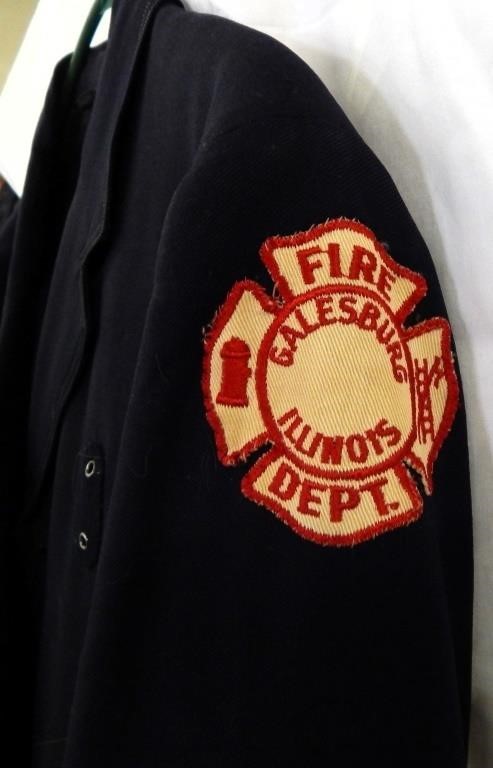 Vintage Galesburg Illinois Fire Dept Dress Uniform