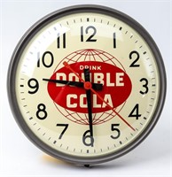 Vintage 1950s Drink Double Cola Advertising Clock