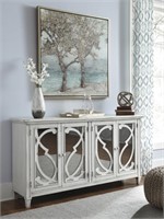 Ashley t505-562 Antique White 67" Console Cabinet