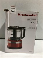 KITCHEN AID FOOD CHOPPER 3.5 CUP EMPIRE RED