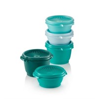 Tupperware Heritage 5pk Food Containers Green
