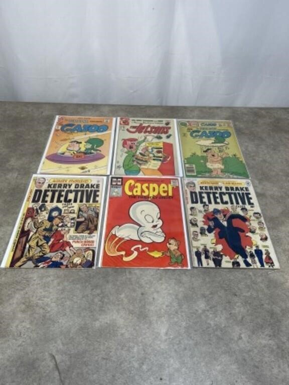 Vintage Charlton Jetsons comic books and Harvey