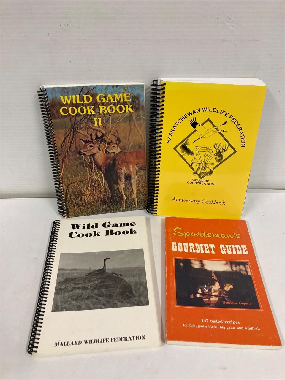Wild game cook books.