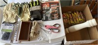 Lot of misc. Items hardware, mouse traps, gloves