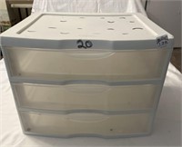 Sterilite 3 drawer container 14” x 14.5” x 10.5"