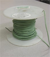 Partial Spool Of Green 16 AWG Stranded Wire
