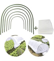 6PCS GREENHOUSE HOOPS RUST-FREE GROW TUNNEL,4FT