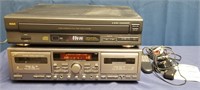 RCA 5 Disc CD Player, JVC Dual Tape Deck