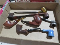 ENGLISH MADE WOOD & GLASS PIPES