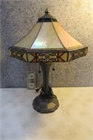 Faux Stained Glass Lamp PRETTY 15"
