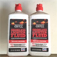 (2) Bottles of Backyard Grill Lighter Fluid