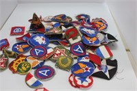 OLD PATCHES. SOME MILITARY?