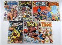 (7) MARVEL 65c COVER ISSUES - THOR,