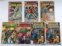 (7) MARVEL 40c COVER ISSUES - IRON MAN