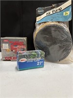 27in inner tube, Coleman & Seaway air pumps