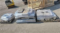 (3) Pallets of Concrete: Bricks,