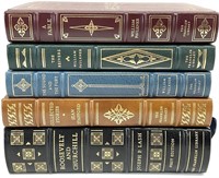 5pc Franklin Library Hardcover Books