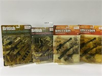 4pc RMC Action Figure British mini weapons